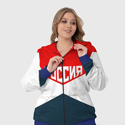 Женский 3D-костюм Форма России, цвет: 3D-синий — фото 2