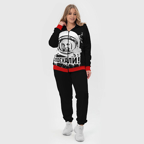 Женский костюм Поехали! / 3D-Красный – фото 4