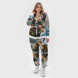 Женский 3D-костюм ВДВ, цвет: 3D-белый — фото 2