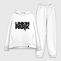 Женский костюм оверсайз Linkin Park, цвет: белый