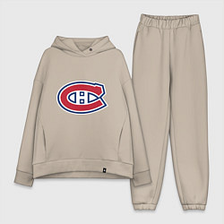 Женский костюм оверсайз Montreal Canadiens, цвет: миндальный