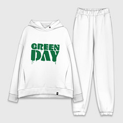 Женский костюм оверсайз Green Day, цвет: белый