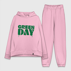 Женский костюм оверсайз Green Day, цвет: светло-розовый