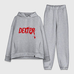 Женский костюм оверсайз Dexter Blood, цвет: меланж