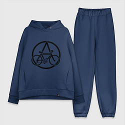 Женский костюм оверсайз Anarchy Bike, цвет: тёмно-синий