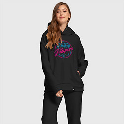 Женский костюм оверсайз San Junipero 1987, цвет: черный — фото 2