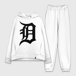 Женский костюм оверсайз Detroit Tigers, цвет: белый