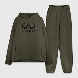 Женский костюм оверсайз Infiniti logo