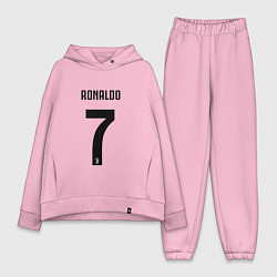 Женский костюм оверсайз RONALDO 7, цвет: светло-розовый