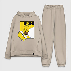 Женский костюм оверсайз Homer D'OH!