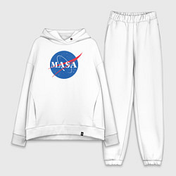 Женский костюм оверсайз NASA: Masa, цвет: белый