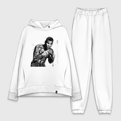 Женский костюм оверсайз Myke Tyson: Boxing, цвет: белый