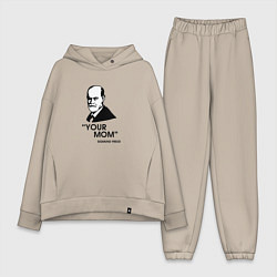 Женский костюм оверсайз Your Mom