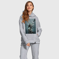 Женский костюм оверсайз Death Stranding, цвет: меланж — фото 2