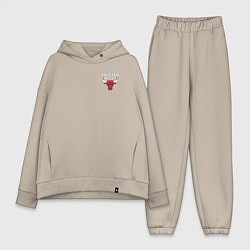Женский костюм оверсайз CHICAGO BULLS
