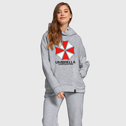 Женский костюм оверсайз UMBRELLA CORP, цвет: меланж — фото 2
