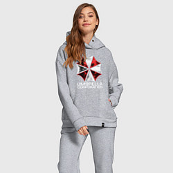 Женский костюм оверсайз UMBRELLA CORP, цвет: меланж — фото 2