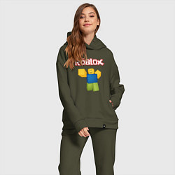 Женский костюм оверсайз ROBLOX, цвет: хаки — фото 2
