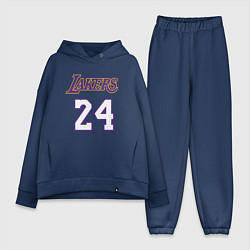 Женский костюм оверсайз Lakers 24, цвет: тёмно-синий