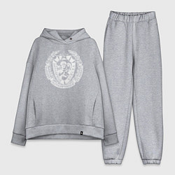 Женский костюм оверсайз Пограничные Войска, цвет: меланж