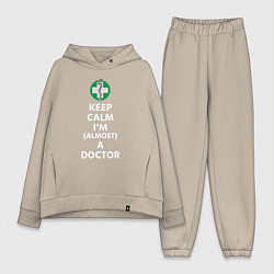 Женский костюм оверсайз Keep calm I??m a doctor