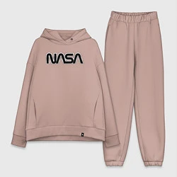 Женский костюм оверсайз NASA, цвет: пыльно-розовый