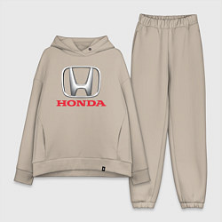Женский костюм оверсайз HONDA, цвет: миндальный