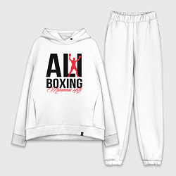 Женский костюм оверсайз Muhammad Ali, цвет: белый