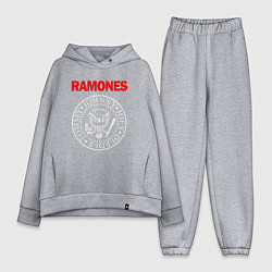 Женский костюм оверсайз RAMONES
