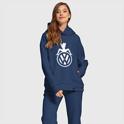 Женский костюм оверсайз Volkswagen Girl Z, цвет: тёмно-синий — фото 2