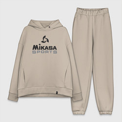 Женский костюм оверсайз MIKASA SPORTS, цвет: миндальный