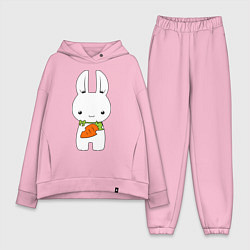 Женский костюм оверсайз Зайчик с морковкой