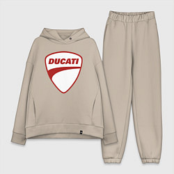 Женский костюм оверсайз Ducati Logo Дукати Лого Z