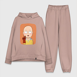 Женский костюм оверсайз Сайтама One Punch Man