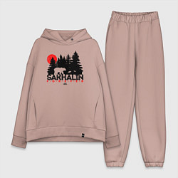 Женский костюм оверсайз Sakhalin forever