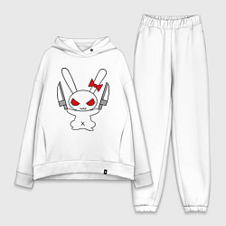 Женский костюм оверсайз Зайка с ножами