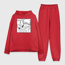 Женский костюм оверсайз Человек — бензопила