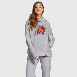 Женский костюм оверсайз Suns Basket, цвет: меланж — фото 2