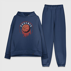 Женский костюм оверсайз NBA - Suns, цвет: тёмно-синий