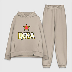 Женский костюм оверсайз ЦСКА