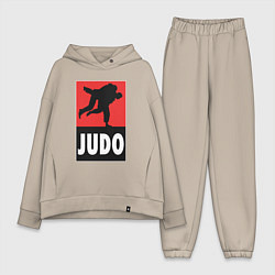 Женский костюм оверсайз Judo, цвет: миндальный