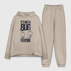 Женский костюм оверсайз Человечек с рожками