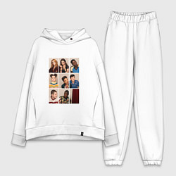 Женский костюм оверсайз Половое Воспитание Отис, Мэйв и другие, цвет: белый