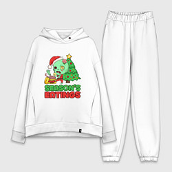 Женский костюм оверсайз Christmas Zombie