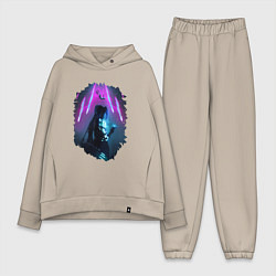 Женский костюм оверсайз ДЖИНКС, ЛИГА ЛЕГЕНД ARCANE JINX