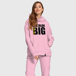 Женский костюм оверсайз Biathlon think BIG, цвет: светло-розовый — фото 2
