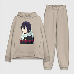 Женский костюм оверсайз Yato blue eyes