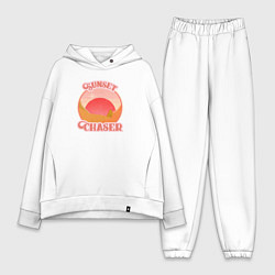 Женский костюм оверсайз Sunset Chaser, цвет: белый