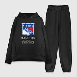 Женский костюм оверсайз Rangers are coming, Нью Йорк Рейнджерс, New York R
