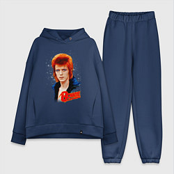 Женский костюм оверсайз David Bowie Blue Jacket